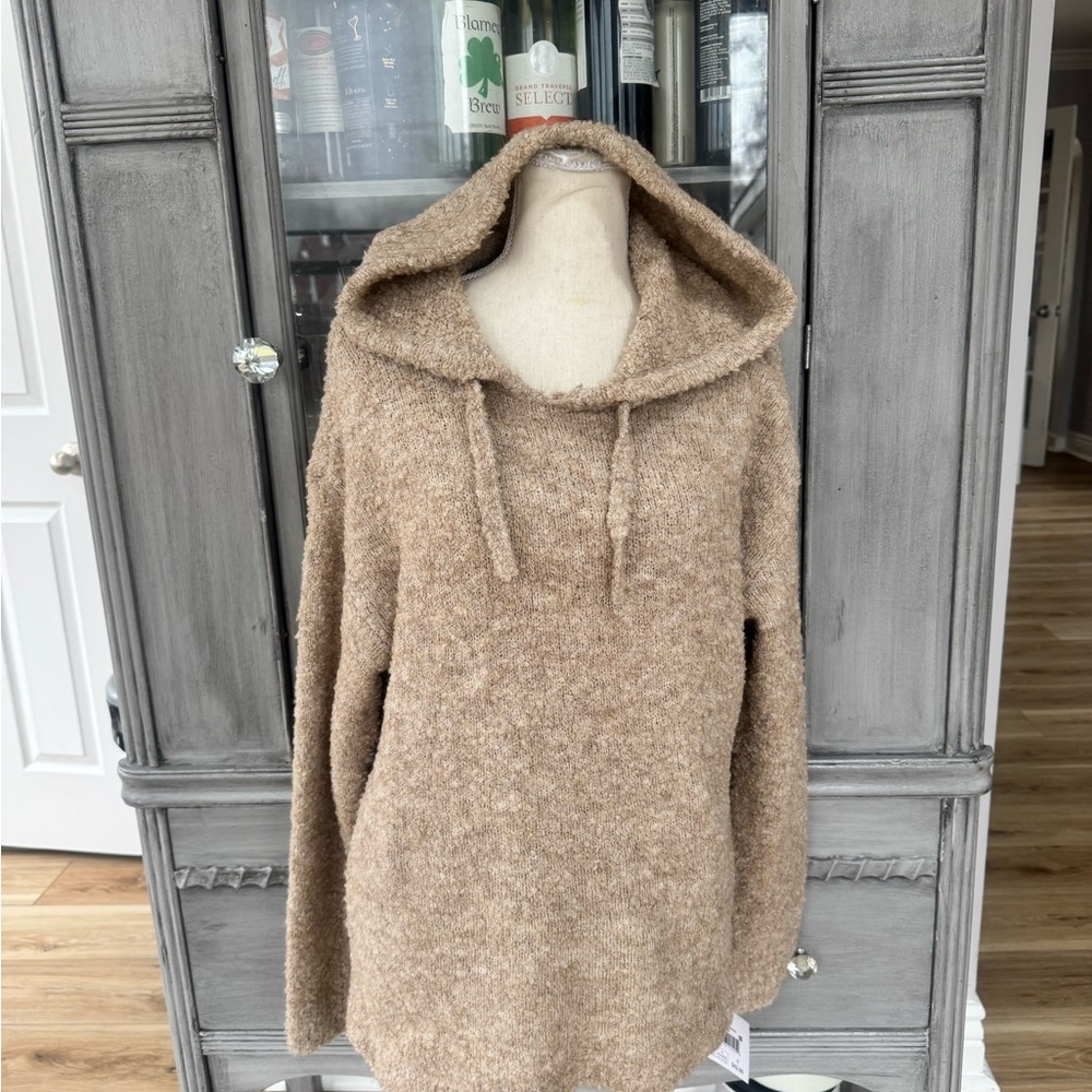 Falls Creek Tan Hoodie Sweatshirt